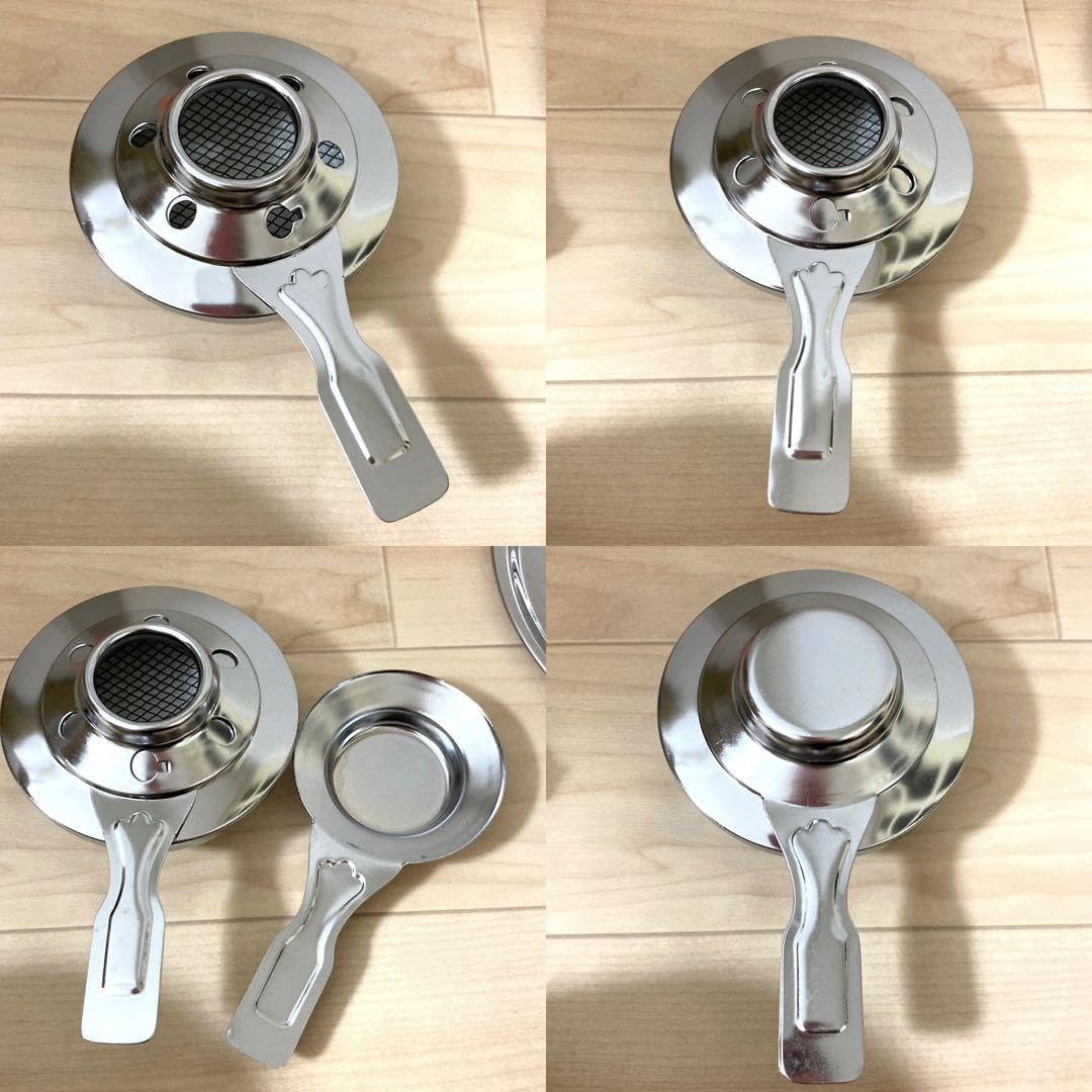 Amazon.co.jp: 品 ステンレス 鍋 チーズフォンデュ 昭和レトロ